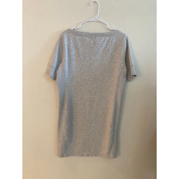 Sperry Topside Heather Gray Sweatshirt Terry Dress L Nautical Coastal Boating - Picture 8 of 10